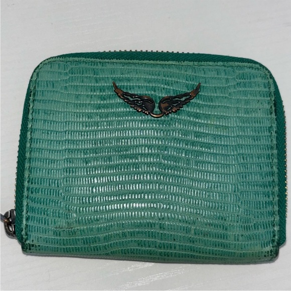 ZADIG & VOLTAIRE MINI ZIP CARD WALLET - Picture 1 of 3
